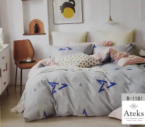 Pościel 200x220 bawełna 100% komplet 3-elementy b-1181