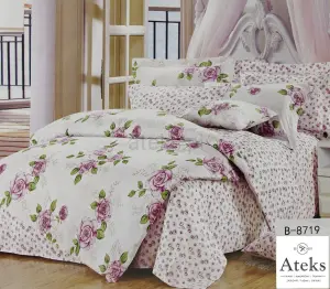 Pościel 200x220 bawełna 100% komplet 3-elementy b-8719