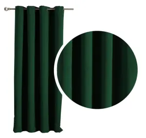 Zasłona BLACKOUT zaciemniająca 145x245 cm wys. ZIELEŃ BUTELKOWA