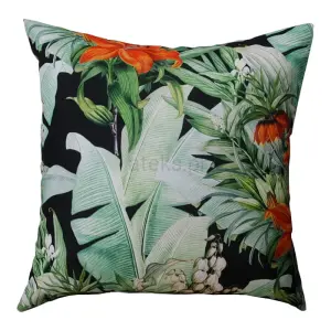 Poszewka pomarańczowe liliowce 40x40 PANAMA DRUKOWANA
