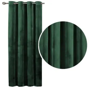 ZASŁONY WELUROWE IMPERIAL WELUR 140x250 wys. zieleń butelka
