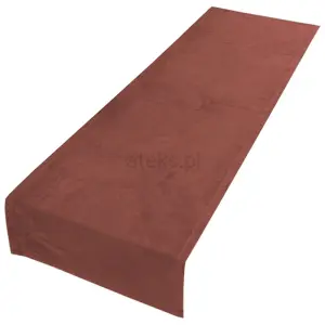 BIEŻNIK  WELUROWY IMPERIAL 40x140 welur velvet BRUDNY RÓŻ bieżnik na stół