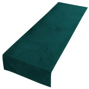 BIEŻNIK  WELUROWY IMPERIAL 40x140 welur velvet CIEMNY LAZUR bieżnik na stół
