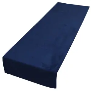 BIEŻNIK  WELUROWY IMPERIAL 40x140 welur velvet GRANATOWY bieżnik na stół